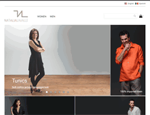 Tablet Screenshot of natalialavalle.com